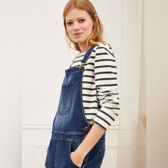 Organic Cotton Denim Overalls Baukjen Made in Portugal Women’s Size 6 - Picture 3 of 12